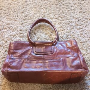Elegant Brown Leather Handbag
